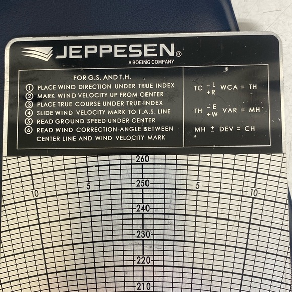 VFR Navigation Planning Set E6B Flight Computer Rotary Plotter VFR Flight Poster - Picture 7 of 17